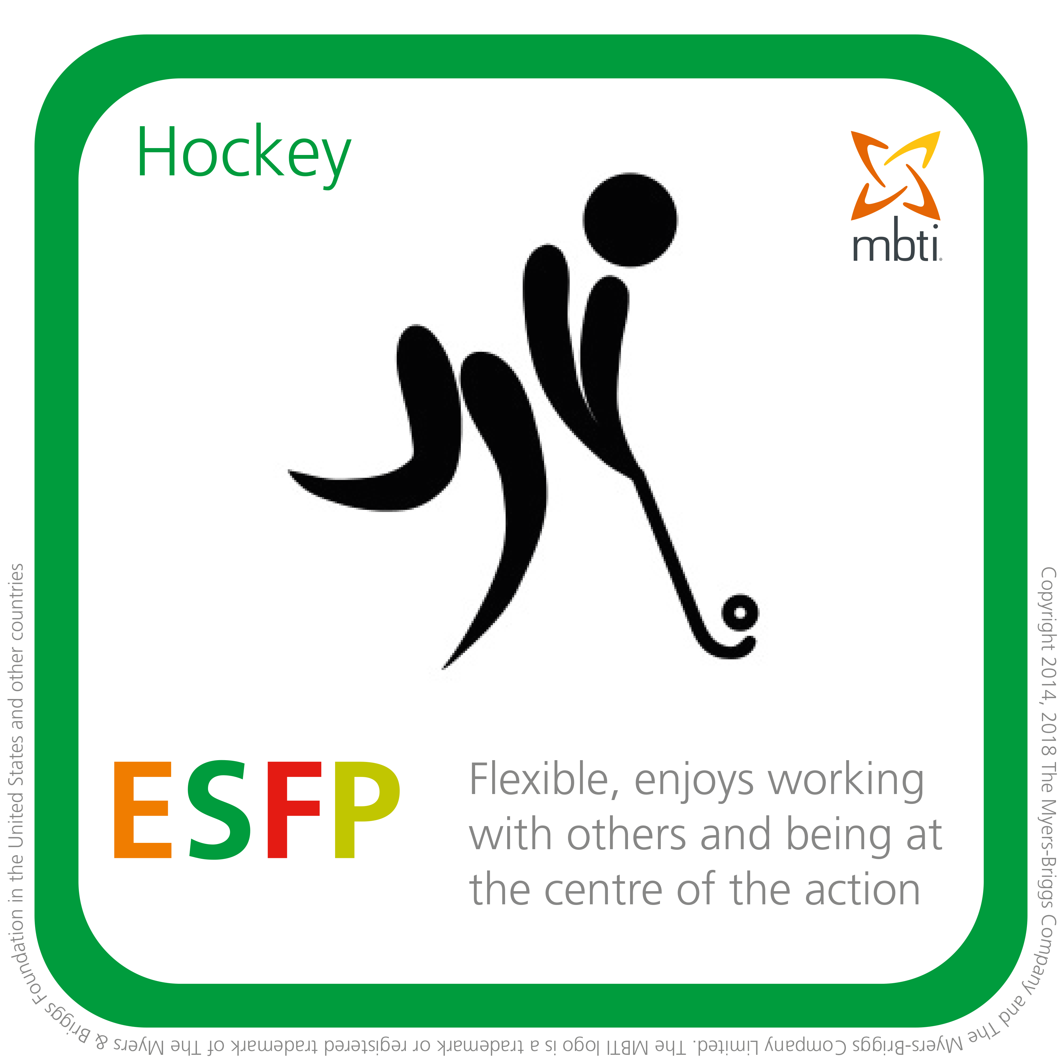 Typical sports for ESFPs