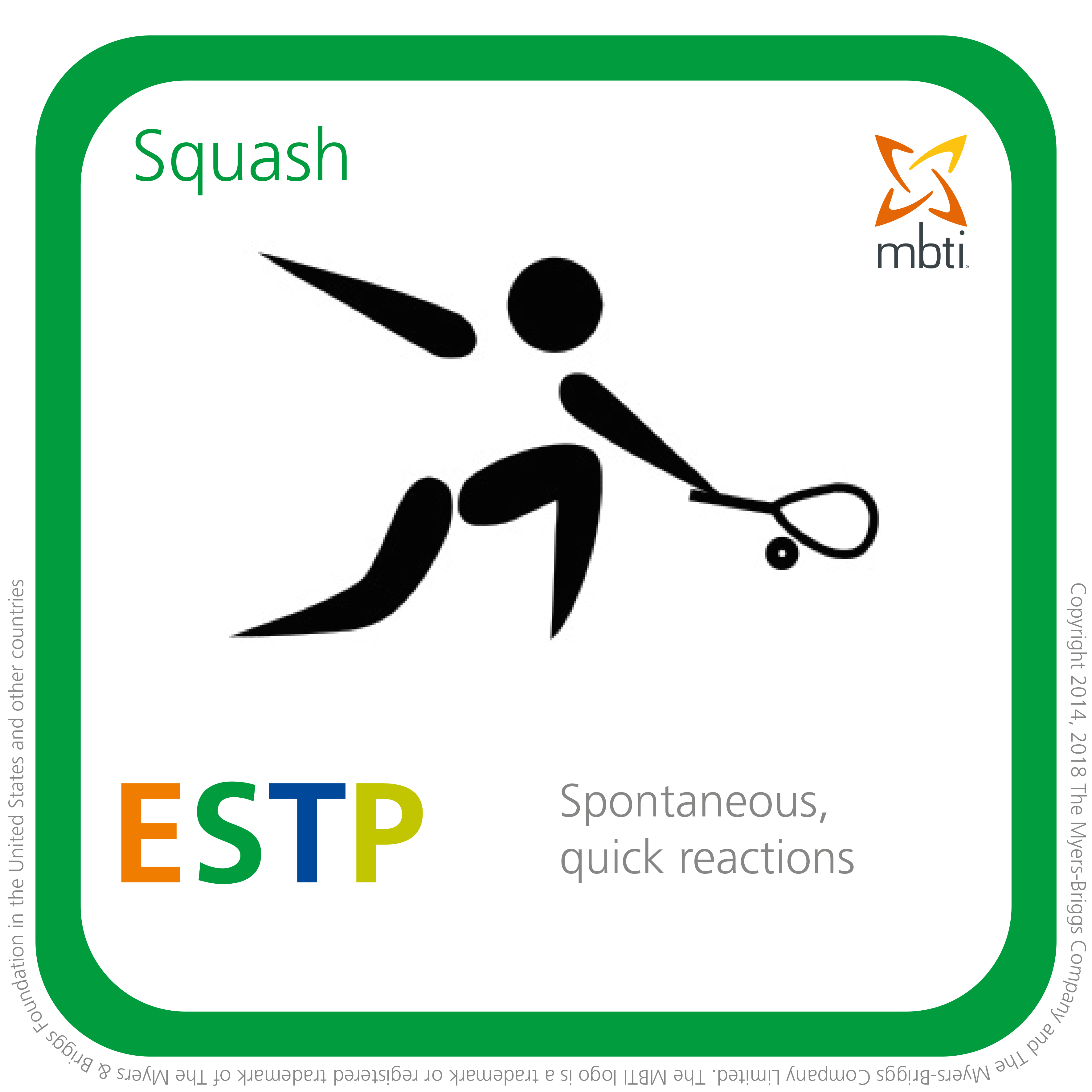 Typical sports for ESTPs