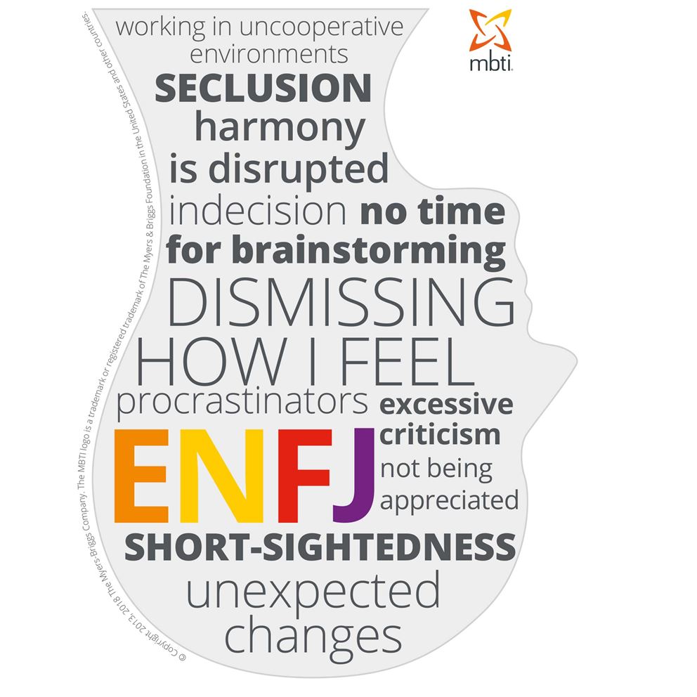 Typical stress triggers for ENFJs